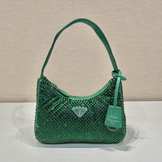 Prada Hobo 1NE515闪钻23x13x5cm AP3色